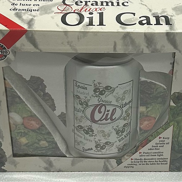 NORPRO Deluxe Ceramic Oil Can - Picture 1 of 5